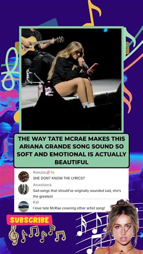 Wait for the high note… Tate McRae covers Ariana Grande #tatemcraelyrics