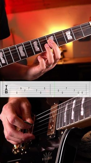 Hell's bells guitar tutorial - ACDC #guitar #guitartutorial #tabs #guitarist #acdc
