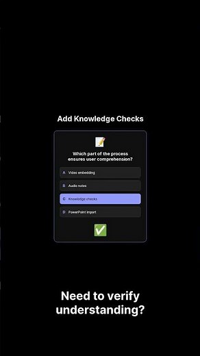 Import PowerPoint → Instant Training
