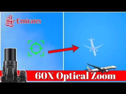 Emirates Jet at 60X Optical Zoom | High Altitude Tracking with Extreme zoom Camera