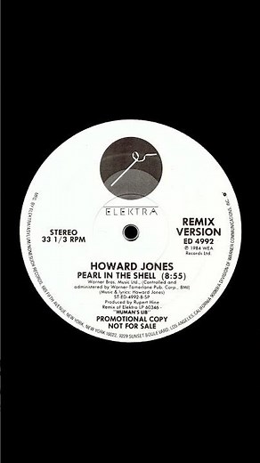 Howard Jones Pearl In The Shell (Remix)