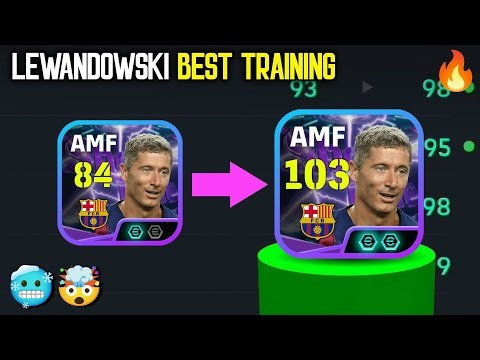Free Show Time Robert Lewandowski Best Training Guide 🥶 | How to train Lewandowski efootball 2026