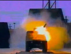 Rocket Fired from Humvee!