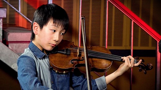 This incredible violin prodigy is only 11 years old! Watch Christian Li perform live in the studio with Concertmaster of the Australian Brandenburg Orchestra, Shaun Lee-Chen. | ABC Classic