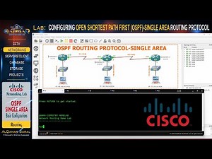 Routing Lab - CONFIGURING OSPF ROUTING PROTOCOL - SINGLE AREA