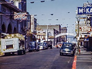 1947 16mm Film Home Movie - ROAD TRIP TO CALIFORNIA