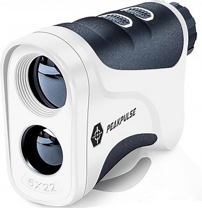 PEAKPULSE Golf Range Finder with Slope Compensation Switch 650 Yards Laser Rangefinder for Beginner & Skilled Gift with Battery
