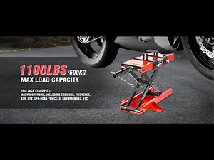 ‎DNA MOTORING Motorcycle Scissor Lift Jack
