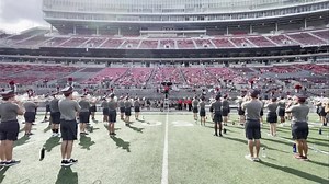 A little Buckeye Swag to start off your game week! #GoBuckeyes | The Ohio State University Marching Band