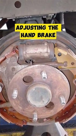 adjusting handbrake #otomotif #engineer #mechanic