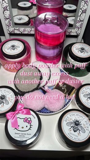 New to dusting powders? Don’t worry—I’ve got you. ✨💨💕🐝