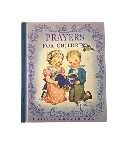 Antique 1945 Childrens Book Little Golden Book PRAYERS for Children Amazing Condition - Etsy