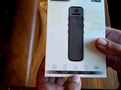 Unboxing of the Body Camera CS05 HD Two Million Pixels and reading aloud of the instruction manual