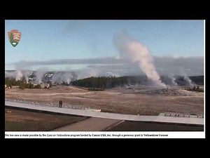 Old Faithful Live-streaming Webcam - Yellowstone Nationalpark - 03.05.2018