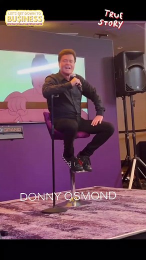 Donny Osmond Sings 'Let's Get Down to Business' from Mulan in a Carpark