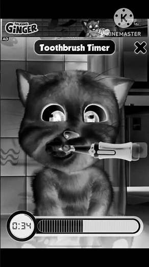 Talking Ginger Timer Para Escovar Os Dentes 1 Minuto Effects Velocidade 3X