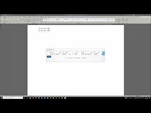 Math editor in Word to complete multi line math easily for transcribers and students by Dr Denise