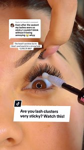 How to Prevent Sticky Lash Clusters at Home