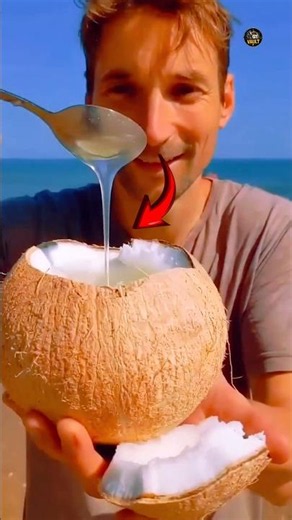 The world most unique Macapuno coconut 🥥 #facts #ytshorts #shorts