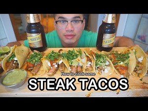 How to cook STEAK TACOS