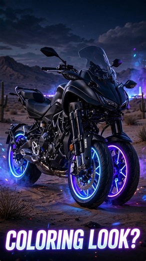 Dual Front Wheel Monster Yamaha Niken GT 🔥 #Shorts #youtubeshorts #ShortsApex #explore #bike #fyp