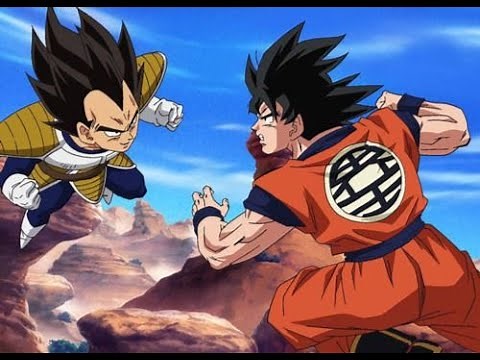 Goku Vs Vegeta First Fight!