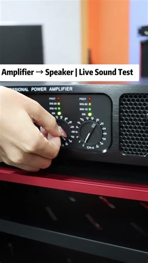 Power Amplifier Speaker Test | Clean Output