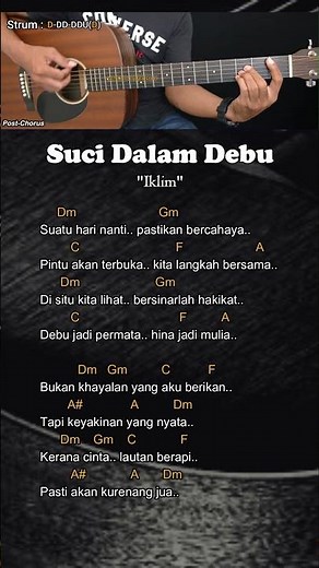Suci Dalam Debu - Iklim | Chord Gitar Mudah dan Lirik #chordgitar #guitarchords