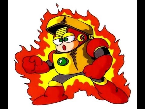 Mega Man 2 Heat Man Stage 80's Anime Style