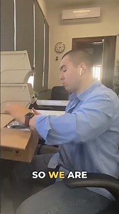 Unboxing a new ceiling light fixture!