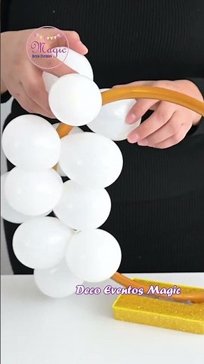 🎈 Cómo hacer un Centro de Mesa con Globos para Bautizo de Niña 🕊️ ¡Una idea encantadora!