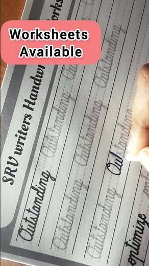 Handwriting Practice Worksheets