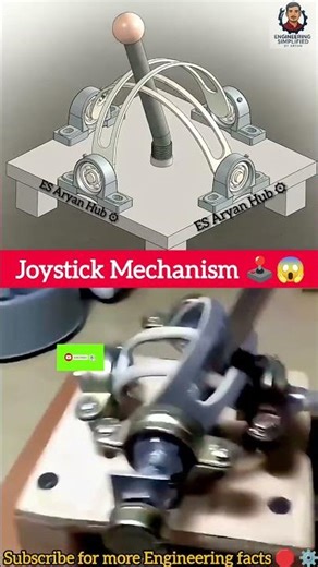 Gaming Joystick Mechanism🕹️😱| How to work Joystick #shorts #mechanism #mechanical #joystick #gaming