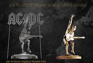 Ac Dc 3D Print Digital Model Figure File 3D Print 1 Part Obj Digital Download Stl File - Etsy