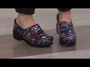 Dansko Professional Leather Slip-On Clogs on QVC