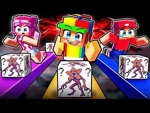 Playing a Stranger Things Lucky Block Race in Minecraft!