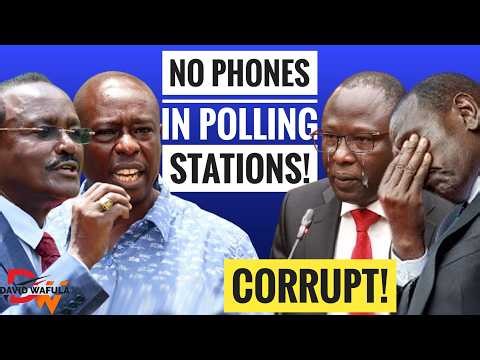 TOXIC RUTO AND ETHOKEN BAN USE OF CELL PHONES INSIDE POLLING CENTERS!!