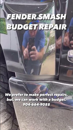 Chevrolet Silverado Fender Dents Repaired On A Budget