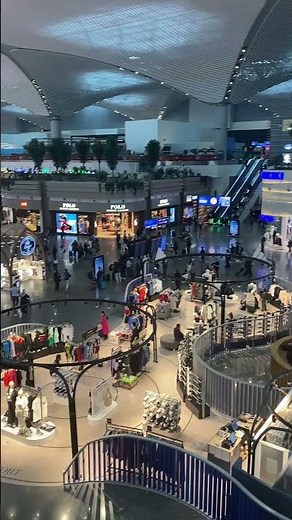 Exploring Istanbul Airport, one of the largest airports in the world ✈️✨