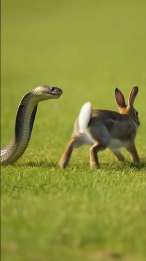 Snake vs Rabbit: The Deadly Chase