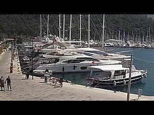 Marmaris Marina Turkey LIVE Webcam 04.04.2024