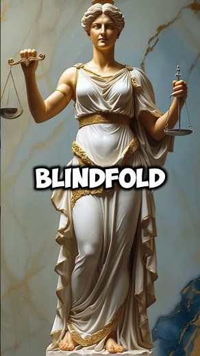 Why Is Lady Justice Blindfolded?| The Dark Truth Behind the Symbol #history #historyshorts #facts