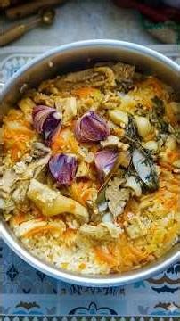 Chicken pilaf #pilaf #recipe #pilaf #rice #rice #pilafrecipe #recipes #food #chicken #deliciousan...