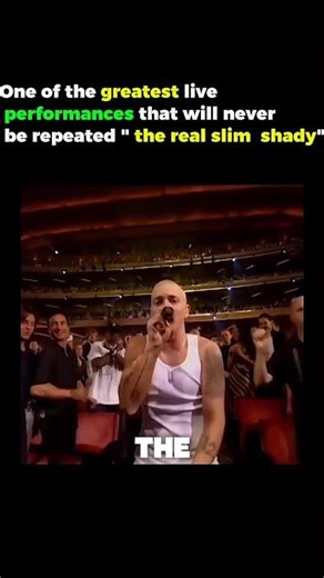 one of the greatest live performance _ the real slim shady #eminem#shortsfeed