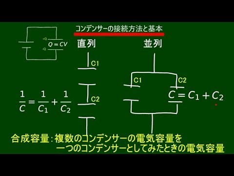 電気＠１８～コンデンサーの合成容量（直列、並列）～（高校物理）