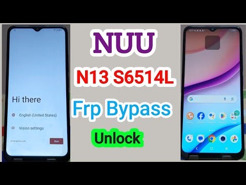 Nuu N13 S6514L Frp Bypass | Nuu N13 Frp Verify Google Account | Nuu S6514L Verify Google Account
