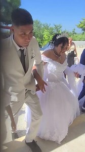 WELCOMING THE BRIDE AND GROOM AT THE CHURCH # #wedding #dance #join #shorts