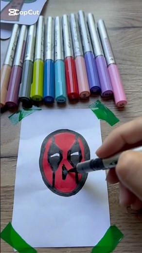 Drawing Deadpool