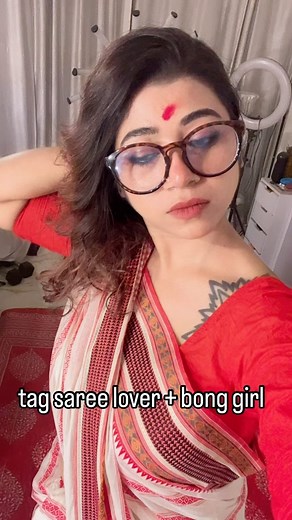 tag saree lover bong girl #bongbeauties #bonggirl❤ #sareelover | MUKTI ROY Make up Artistry
