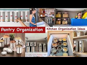 Pantry Organization | Simplify Your Space with Kitchen Organization Ideas | Pantry Tour #kitchen